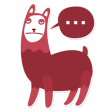 RGB Llamas sticker #787891