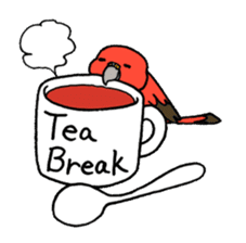 "Daily Bourke's Parrot" With bird 03 sticker #788100