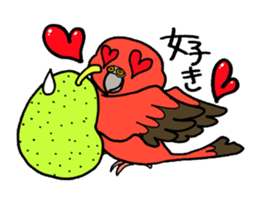 "Daily Bourke's Parrot" With bird 03 sticker #788112