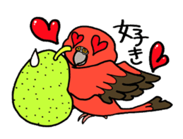 "Daily Bourke's Parrot" With bird 03 sticker #788112