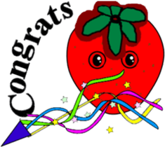 Strawberry sticker #788342