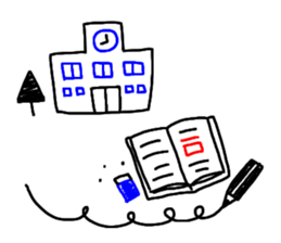 -3 color pen-sticker sticker #788444