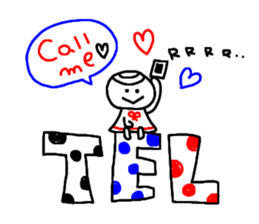 -3 color pen-sticker sticker #788468