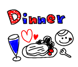 -3 color pen-sticker sticker #788470