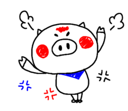 -3 color pen-sticker sticker #788471