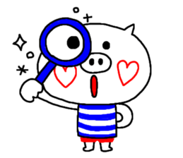 -3 color pen-sticker sticker #788472