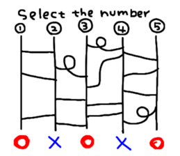 -3 color pen-sticker sticker #788476