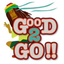 Reggae music rastaman stamp sticker #788707