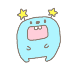 Johnny and Kumatta with friends sticker #789039