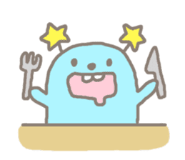 Johnny and Kumatta with friends sticker #789045