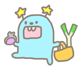 Johnny and Kumatta with friends sticker #789054