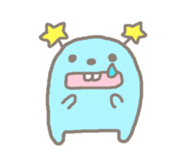 Johnny and Kumatta with friends sticker #789065