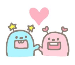 Johnny and Kumatta with friends sticker #789072