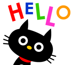 -NYANKO-Fashionable Black Cat's sticker #789799