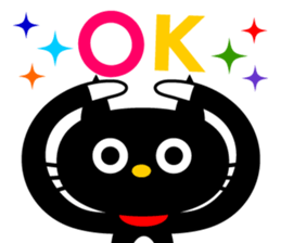 -NYANKO-Fashionable Black Cat's sticker #789808