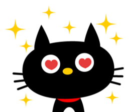 -NYANKO-Fashionable Black Cat's sticker #789812
