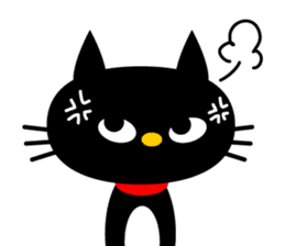 -NYANKO-Fashionable Black Cat's sticker #789814