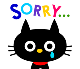 -NYANKO-Fashionable Black Cat's sticker #789818