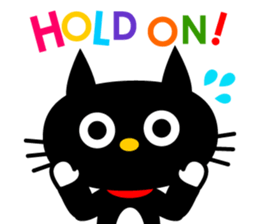-NYANKO-Fashionable Black Cat's sticker #789828