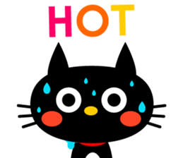 -NYANKO-Fashionable Black Cat's sticker #789830