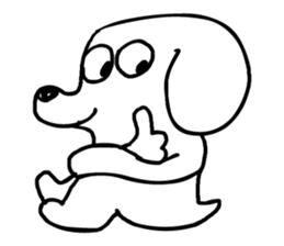 Dog sticker #790005