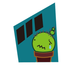 Everyday of cactus Part 2 -Chisabo- sticker #790280