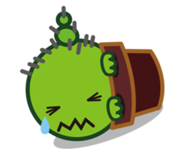 Everyday of cactus  Part 2   -Chisabo- sticker #790281