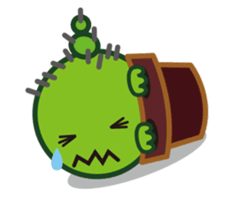 Everyday of cactus Part 2 -Chisabo- sticker #790281