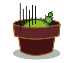 Everyday of cactus Part 2 -Chisabo- sticker #790289