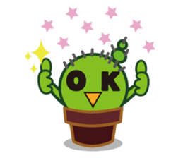 Everyday of cactus Part 2 -Chisabo- sticker #790292