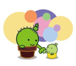 Everyday of cactus Part 2 -Chisabo- sticker #790293