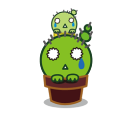 Everyday of cactus  Part 2   -Chisabo- sticker #790298