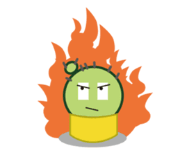 Everyday of cactus Part 2 -Chisabo- sticker #790304