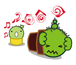 Everyday of cactus  Part 2   -Chisabo- sticker #790309