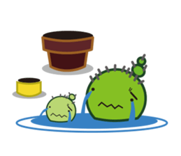 Everyday of cactus  Part 2   -Chisabo- sticker #790315