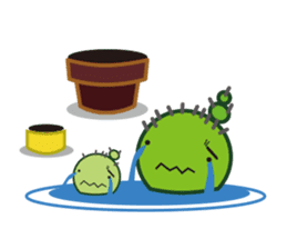 Everyday of cactus Part 2 -Chisabo- sticker #790315