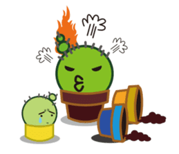 Everyday of cactus Part 2 -Chisabo- sticker #790316