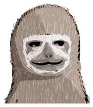Sloth-A Lan's day life sticker #790559