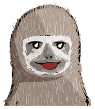 Sloth-A Lan's day life sticker #790562