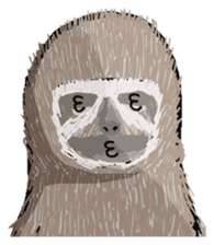 Sloth-A Lan's day life sticker #790564