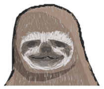 Sloth-A Lan's day life sticker #790566