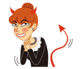 Red Hair Girl Is Back sticker #790776