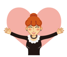 Red Hair Girl Is Back sticker #790787