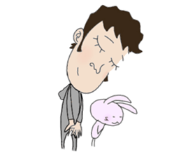 ZENTAI,rabbit&robot. sticker #792039