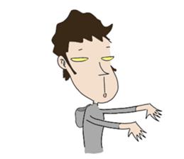 ZENTAI,rabbit&robot. sticker #792043