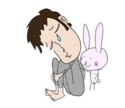 ZENTAI,rabbit&robot. sticker #792044