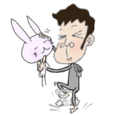 ZENTAI,rabbit&robot. sticker #792075