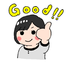 Pretty girl sticker sticker #792121