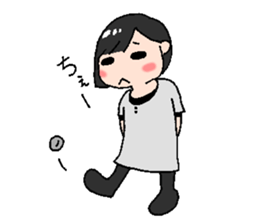 Pretty girl sticker sticker #792122