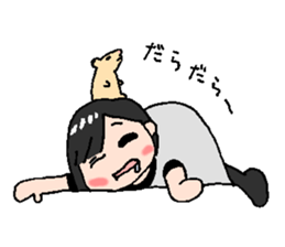 Pretty girl sticker sticker #792125